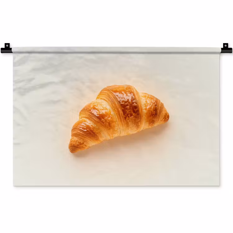 Croissant - Brood - Beige Wandkleed katoen klein -zz3d