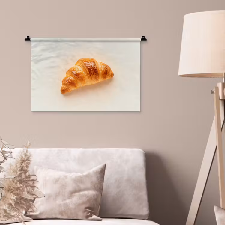 Croissant - Brood - Beige Wandkleed katoen klein -sfeer4