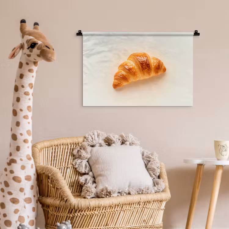 Croissant - Brood - Beige Wandkleed katoen klein -wsfeer5_kind