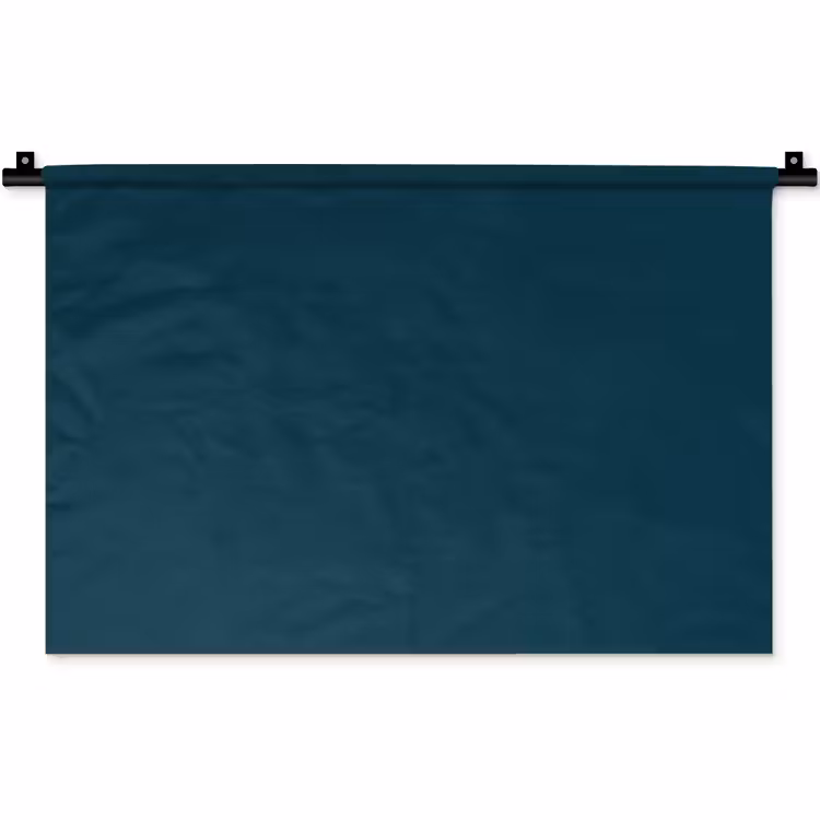 Dark - Indigo - Blauw Wandkleed katoen klein 269 -zz3d
