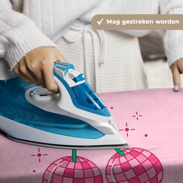 Decoratie - Disco-bal - Feest - Roze Wandkleed katoen klein -sfeer9