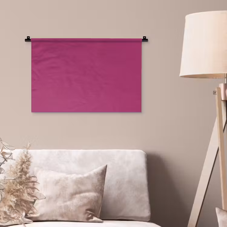 Deep - Magenta - Paars Wandkleed katoen klein 269 -sfeer4