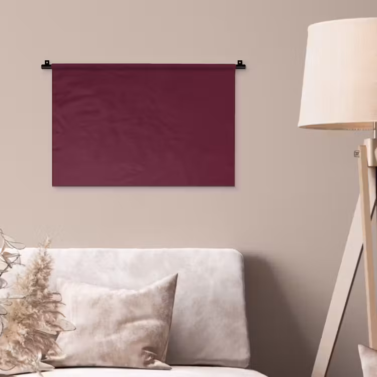 Deep - Plum - Paars Wandkleed katoen klein 269 -sfeer4