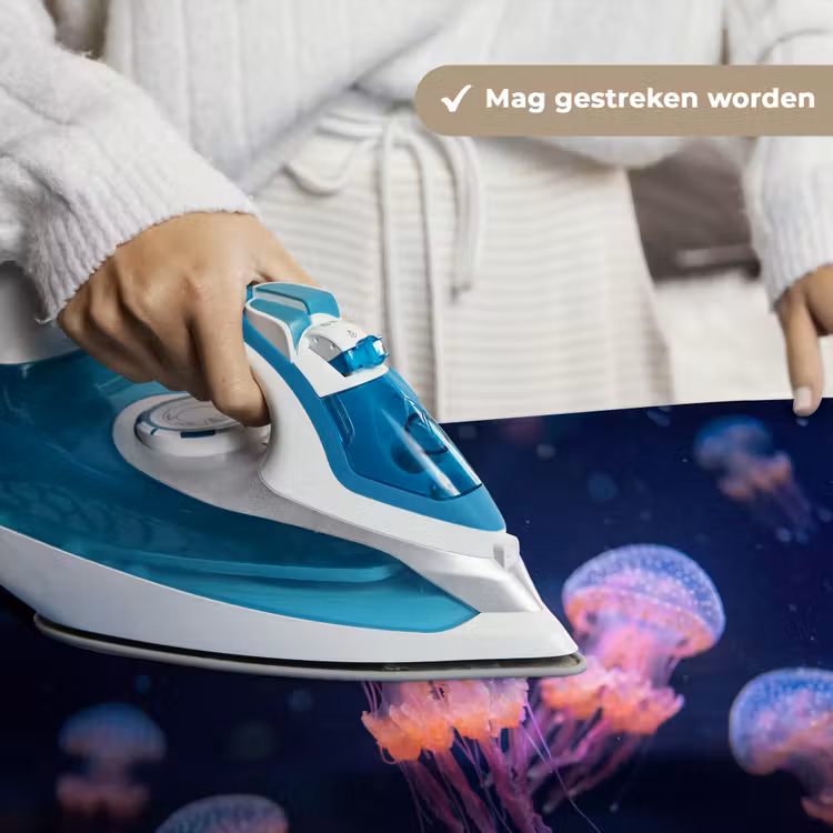 Dier - Onderwater - Natuur - Roze - Mysterieus Wandkleed katoen klein -sfeer9