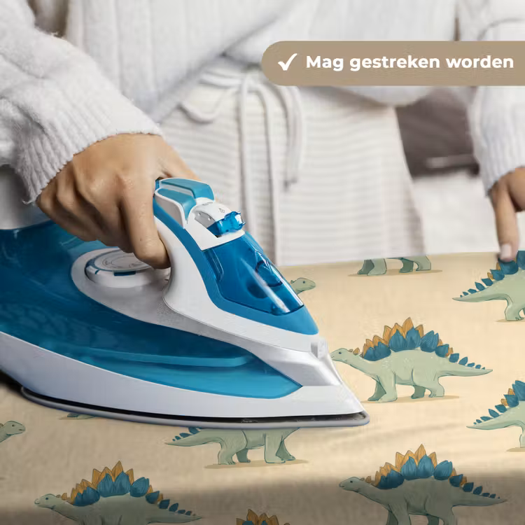 Dino - Patroon - Groen Wandkleed katoen klein 269 -sfeer9