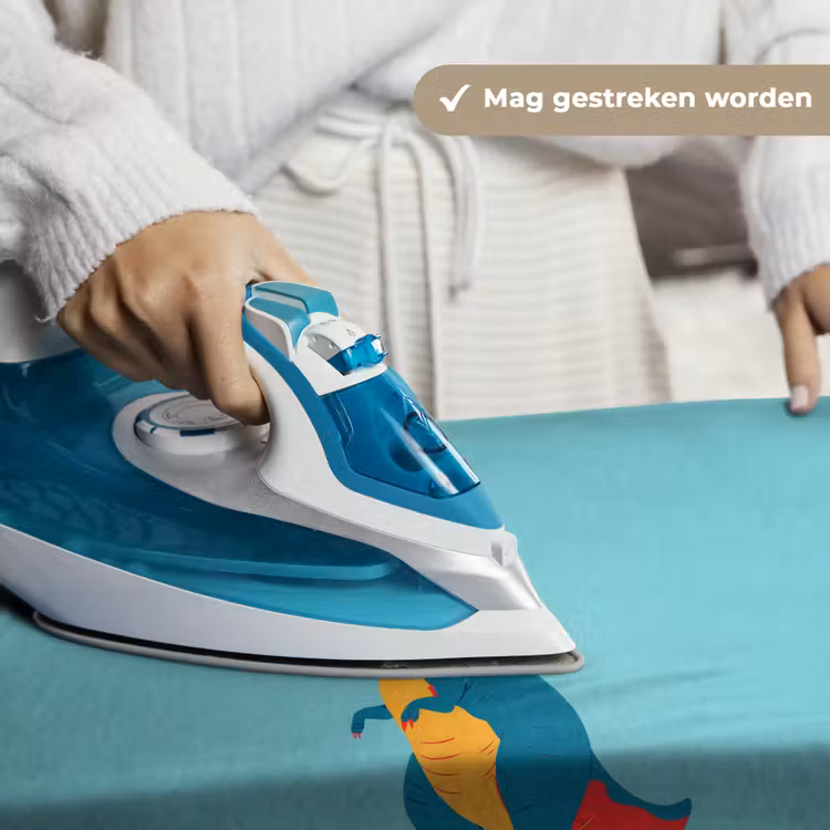 Dinosaurus - Blauw - Zonnebril Wandkleed katoen klein -sfeer9