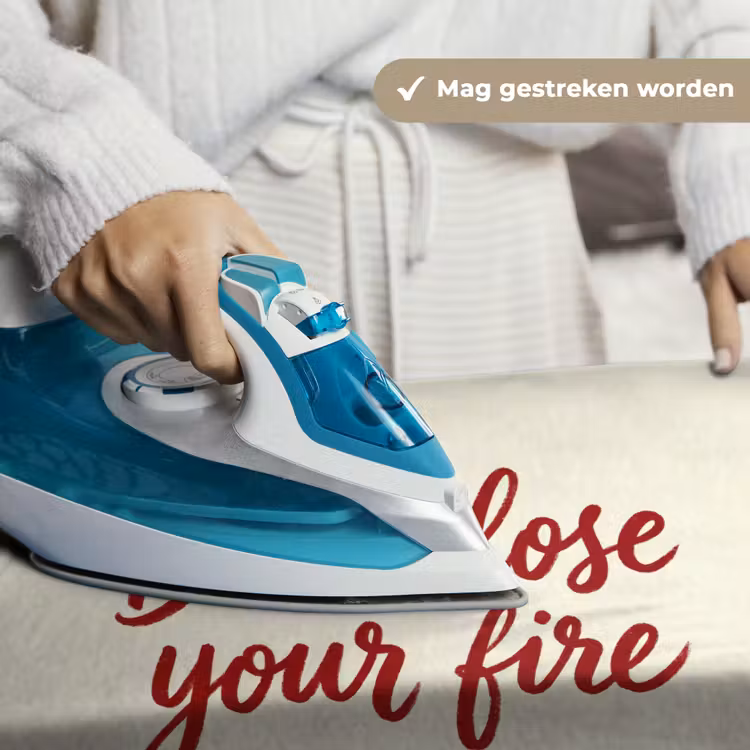 Don't lose your fire - Rood - Wit - Minimalistisch Wandkleed katoen klein -sfeer9