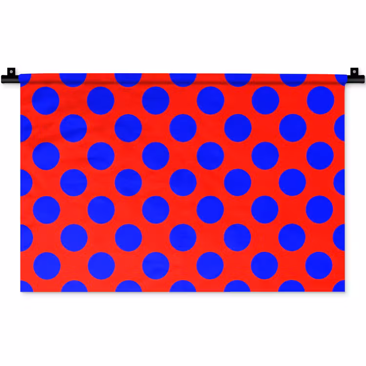 Dots - Klassiek - Rood Wandkleed katoen klein 269 -zz3d