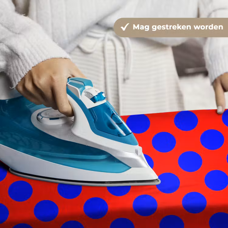 Dots - Klassiek - Rood Wandkleed katoen klein 269 -sfeer9