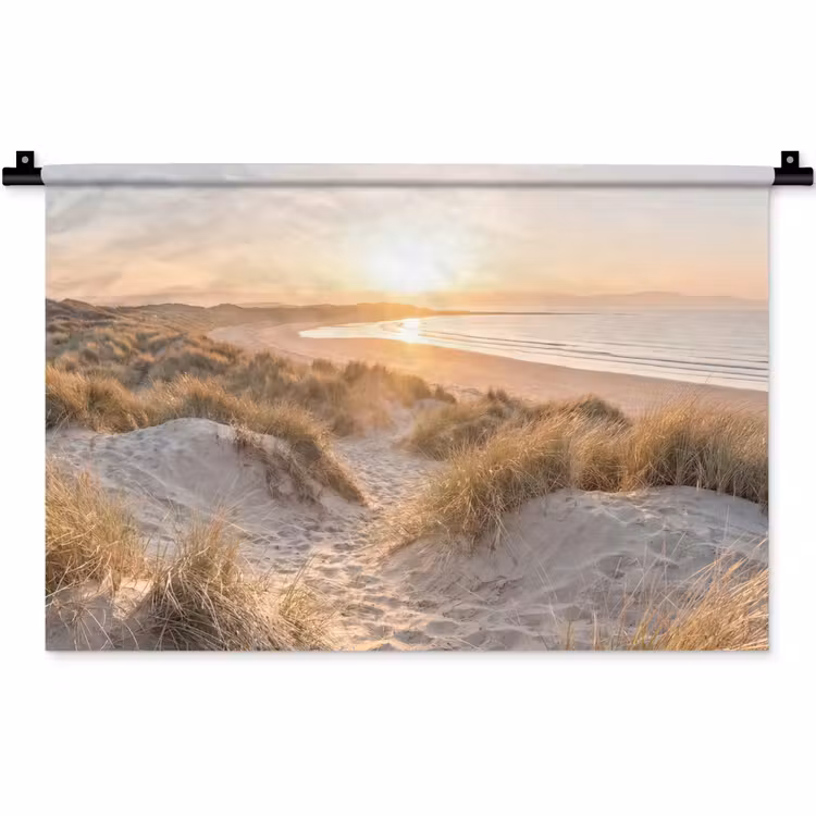 Duinen - Strand - Zee Wandkleed katoen klein -zz3d