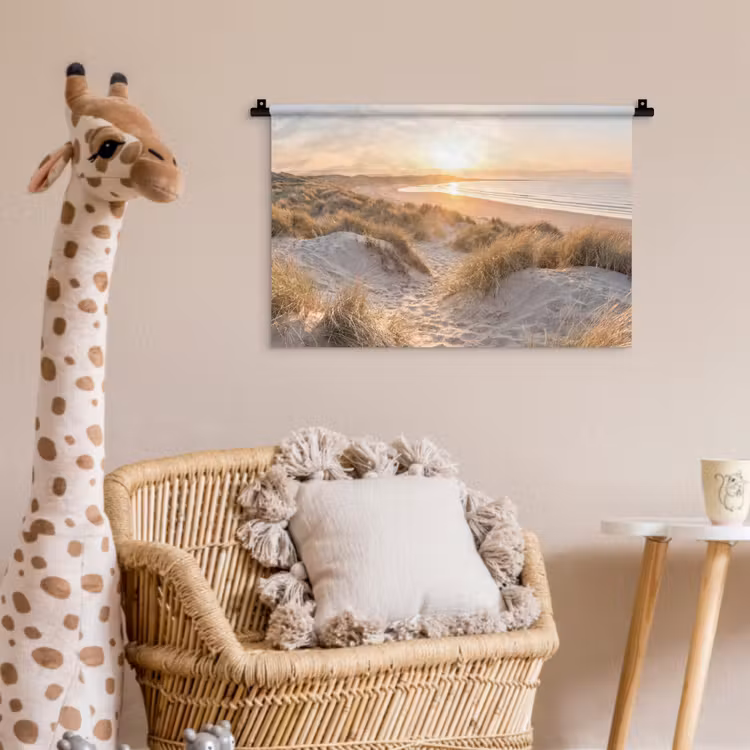 Duinen - Strand - Zee Wandkleed katoen klein -wsfeer5_kind