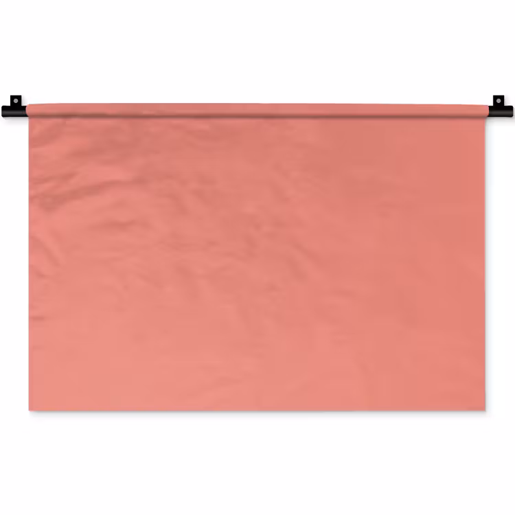 Dusty - Peach - Koraal Wandkleed katoen klein 269 -zz3d