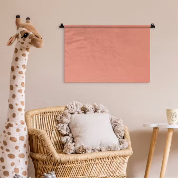 Earthy - Rose - Koraal Wandkleed katoen klein 269 -wsfeer5_kind