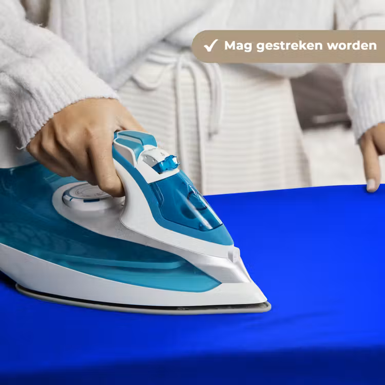 Electric - Blue - Blauw Wandkleed katoen klein 269 -sfeer9