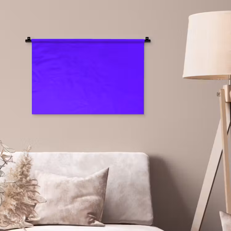 Electric - Indigo - Paars Wandkleed katoen klein 269 -sfeer4