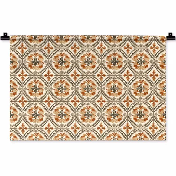 Elegant - Antiek - Kleurrijk Wandkleed katoen klein 269 -zz3d