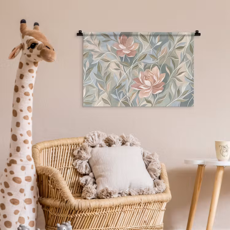 Elegant - Romantiek - Roze Wandkleed katoen klein -wsfeer5_kind