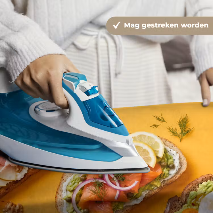 Eten - Brood - Ontbijt - Modern - Kleurrijk Wandkleed katoen klein -sfeer9