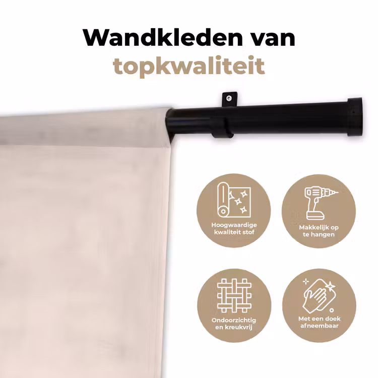 Eten - Citroen - Boodschappen - Abstract - Geel - Blauw Wandkleed katoen klein -sfeer2
