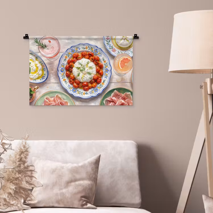Eten - Tafel - Divers - Modern Wandkleed katoen klein -sfeer4