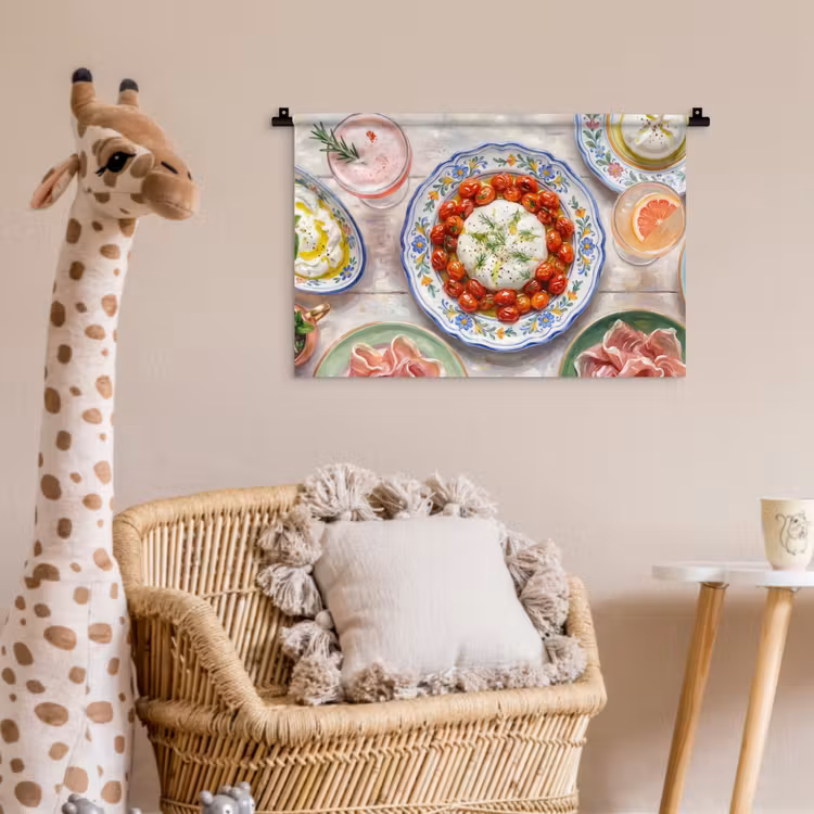 Eten - Tafel - Divers - Modern Wandkleed katoen klein -wsfeer5_kind