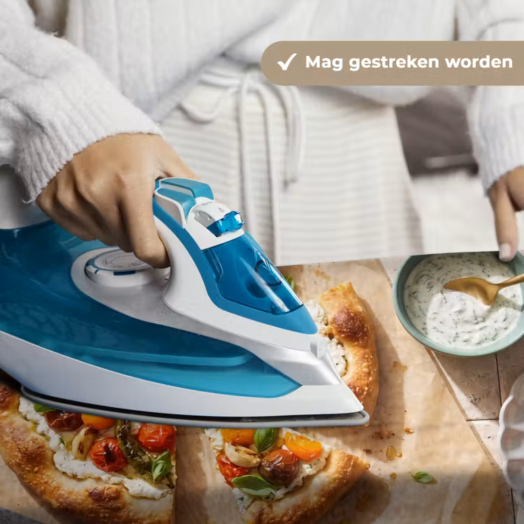 Eten - Tomaten - Basilicum - Maaltijd - Vers Wandkleed katoen klein -sfeer9