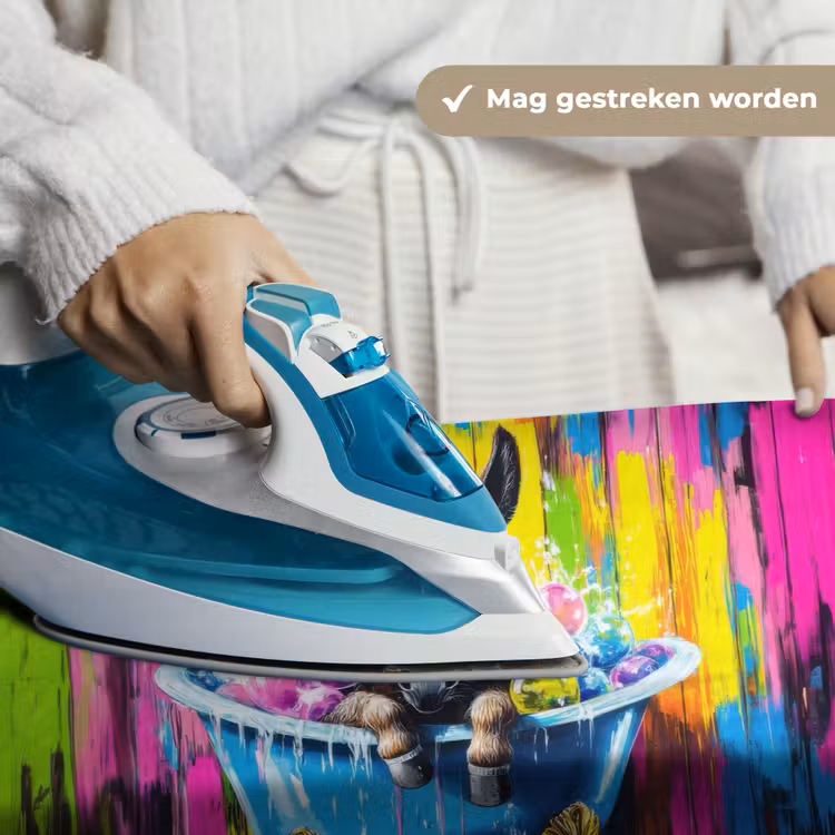 Ezel - Badkuip - Roze - Schuim Wandkleed katoen klein -sfeer9