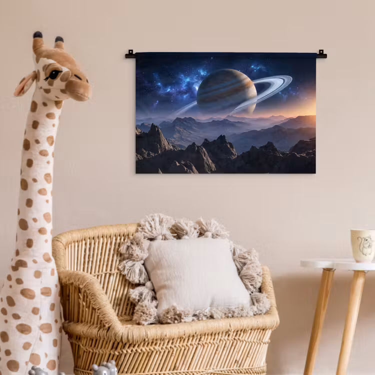 Fantasy - Kosmos - Landschap Wandkleed katoen klein -wsfeer5_kind