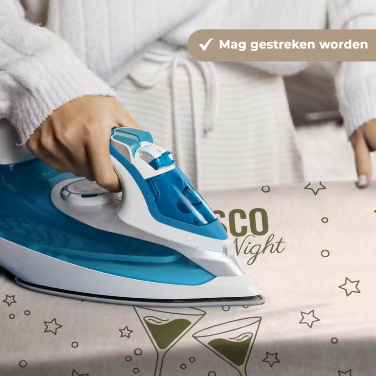 Feest - Disco - Drank - Illustratie - Groen Wandkleed katoen klein -sfeer9