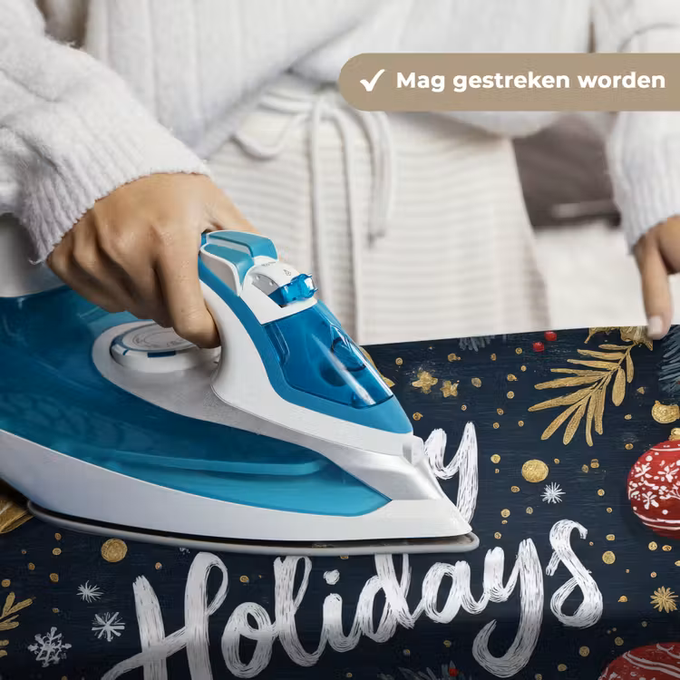 Feestelijk - Kerstgroet - Kleurrijk Wandkleed katoen klein -sfeer9