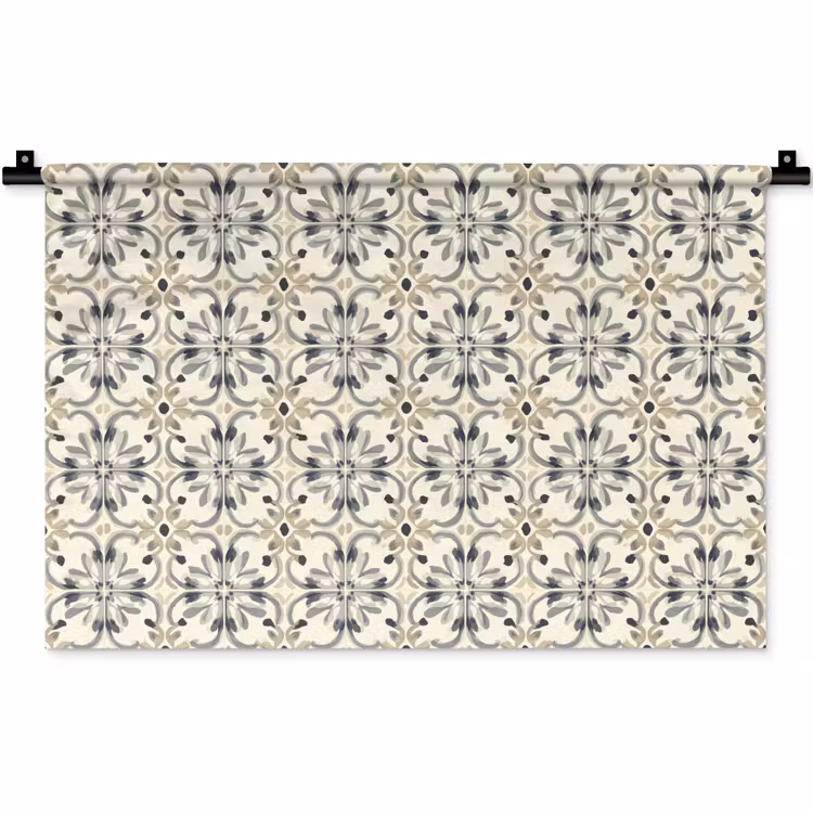 Floraal - Patroon - Kleurrijk Wandkleed katoen klein 269 -zz3d
