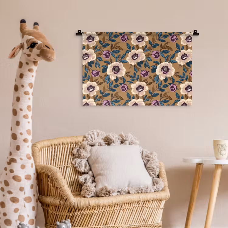 Floraal - Stilleven - Kleurrijk Wandkleed katoen klein 269 -wsfeer5_kind