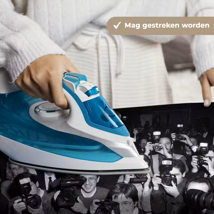 Fotografen - Menigte - Flitsers - Journalistiek Wandkleed katoen klein -sfeer9