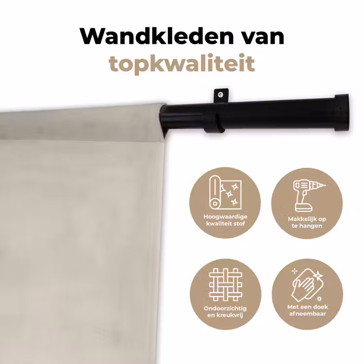 Fresh - Linen - Nude Wandkleed katoen klein 269 -sfeer2