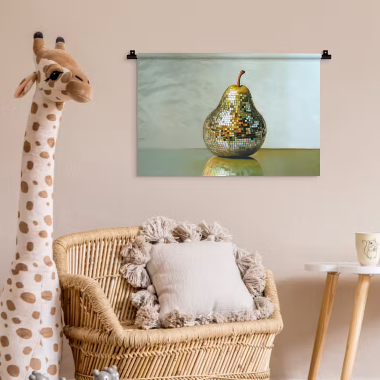 Fruit - Disco - Art - Glitter Wandkleed katoen klein -wsfeer5_kind
