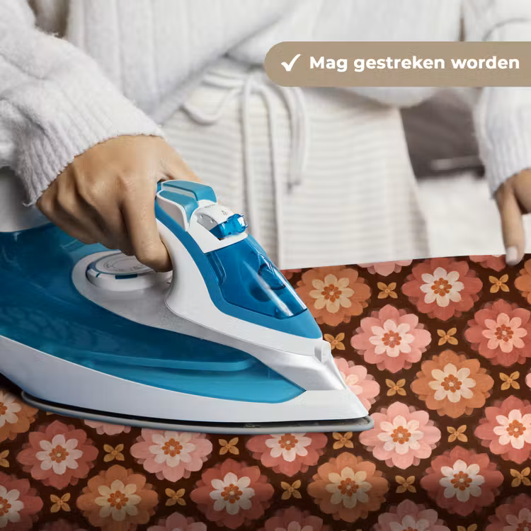 Geometrisch - Bloemen - Kleurrijk Wandkleed katoen klein 269 -sfeer9
