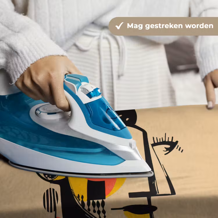Geometrisch - Felle kleuren - Kubistische stijl Wandkleed katoen klein -sfeer9