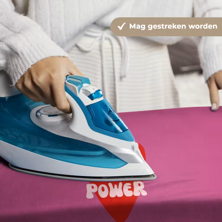 Girl power - Hart - Roze - Rood Wandkleed katoen klein -sfeer9