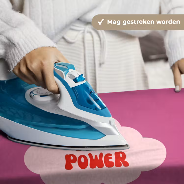 Girl power - Wolk - Roze Wandkleed katoen klein -sfeer9