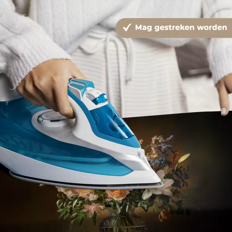 Glazen - Bloemen - Boeket - Kleuren Wandkleed katoen klein -sfeer9