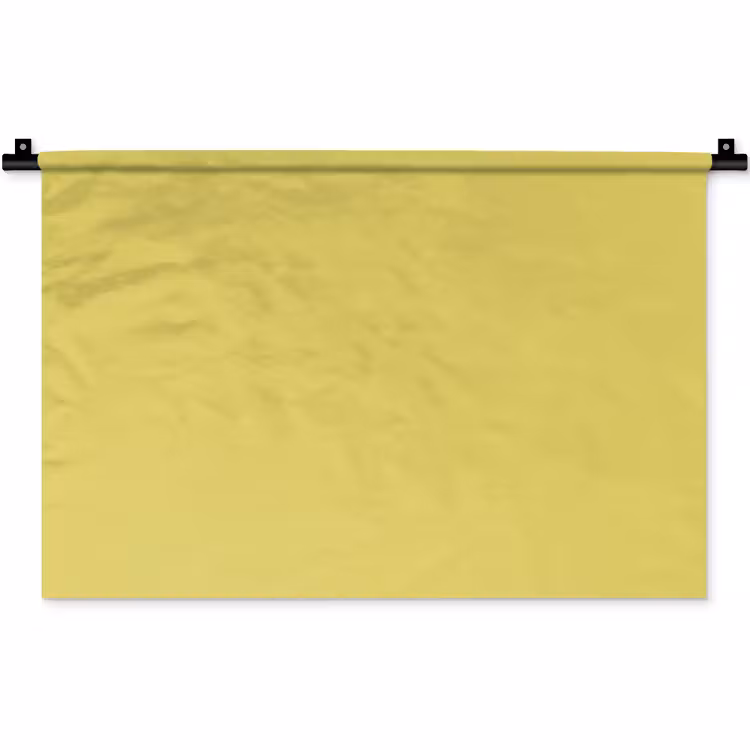 Golden - Ochre - Geel Wandkleed katoen klein 269 -zz3d