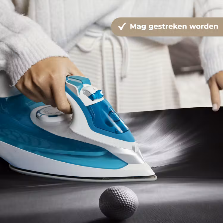 Golfbal - Wazig - Zwart Wandkleed katoen klein -sfeer9
