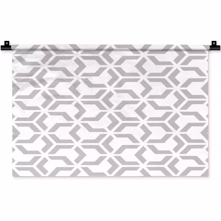 Grafisch - Patroon - Modern Wandkleed katoen klein 269 -zz3d