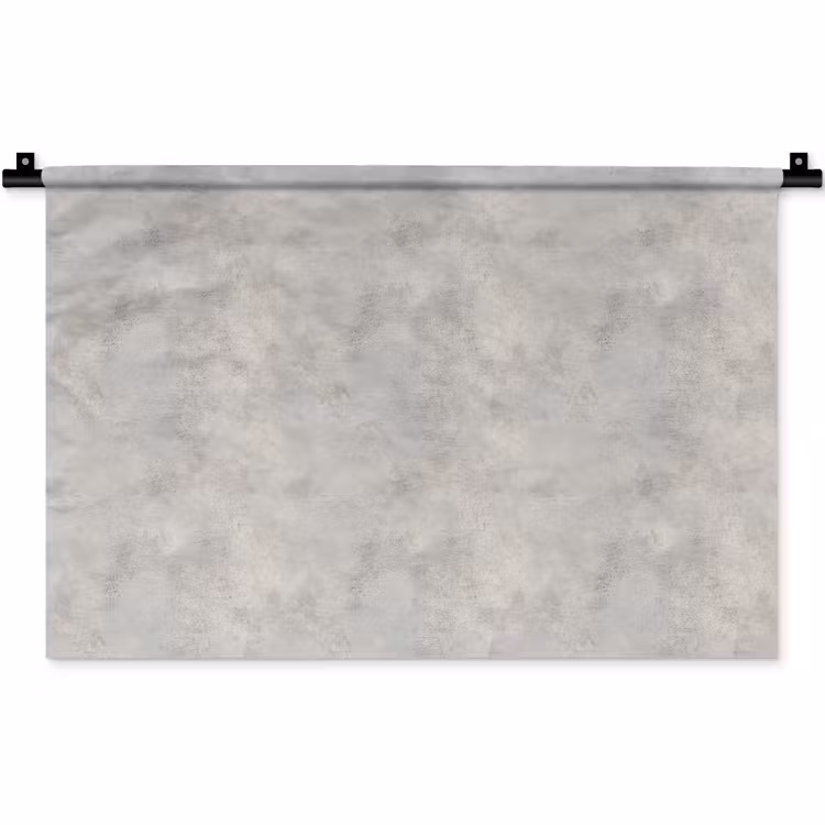 Grijs - Beton - Industrieel Wandkleed katoen klein 269 -zz3d