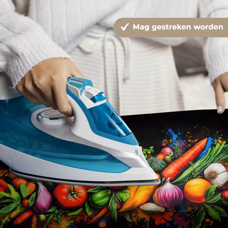 Groente - Eten - Kruiden - Graffiti - Koken Wandkleed katoen klein -sfeer9