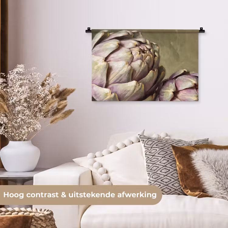 Wandkleed - Groente - Stilleven - Schilderij - Groente - Stilleven - Schilderij Wandkleed katoen klein