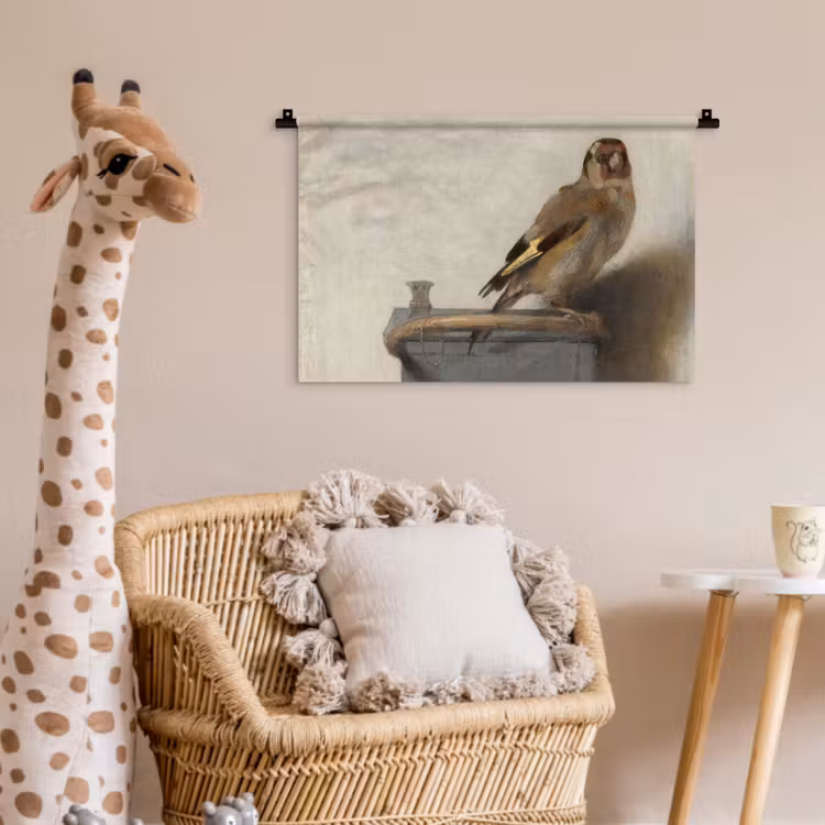 Het puttertje - Carel Fabritius Wandkleed katoen klein -wsfeer5_kind