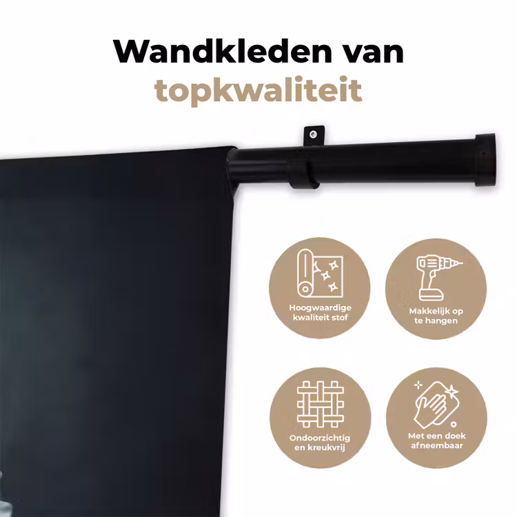 Hond - Garde - Kok Wandkleed katoen klein -sfeer2