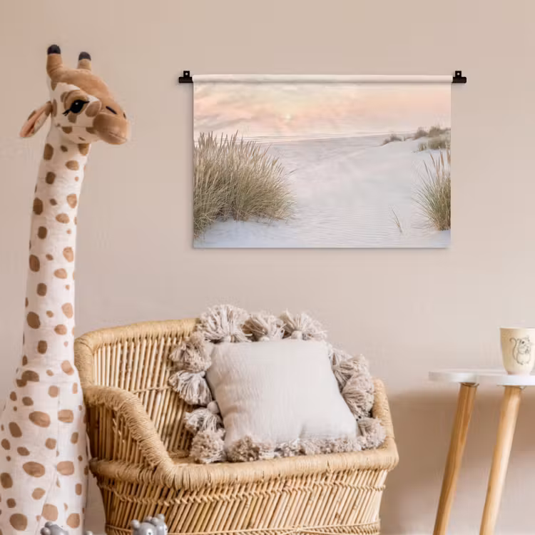 Horizon - Duinlandschap - Zand Wandkleed katoen klein -wsfeer5_kind