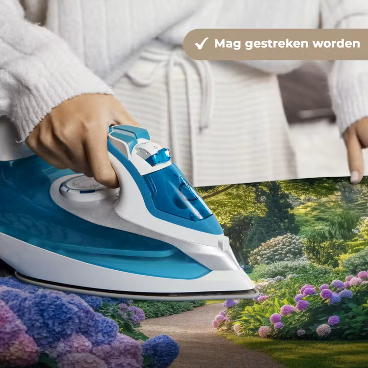 Hortensia- Park - Pad Wandkleed katoen klein -sfeer9